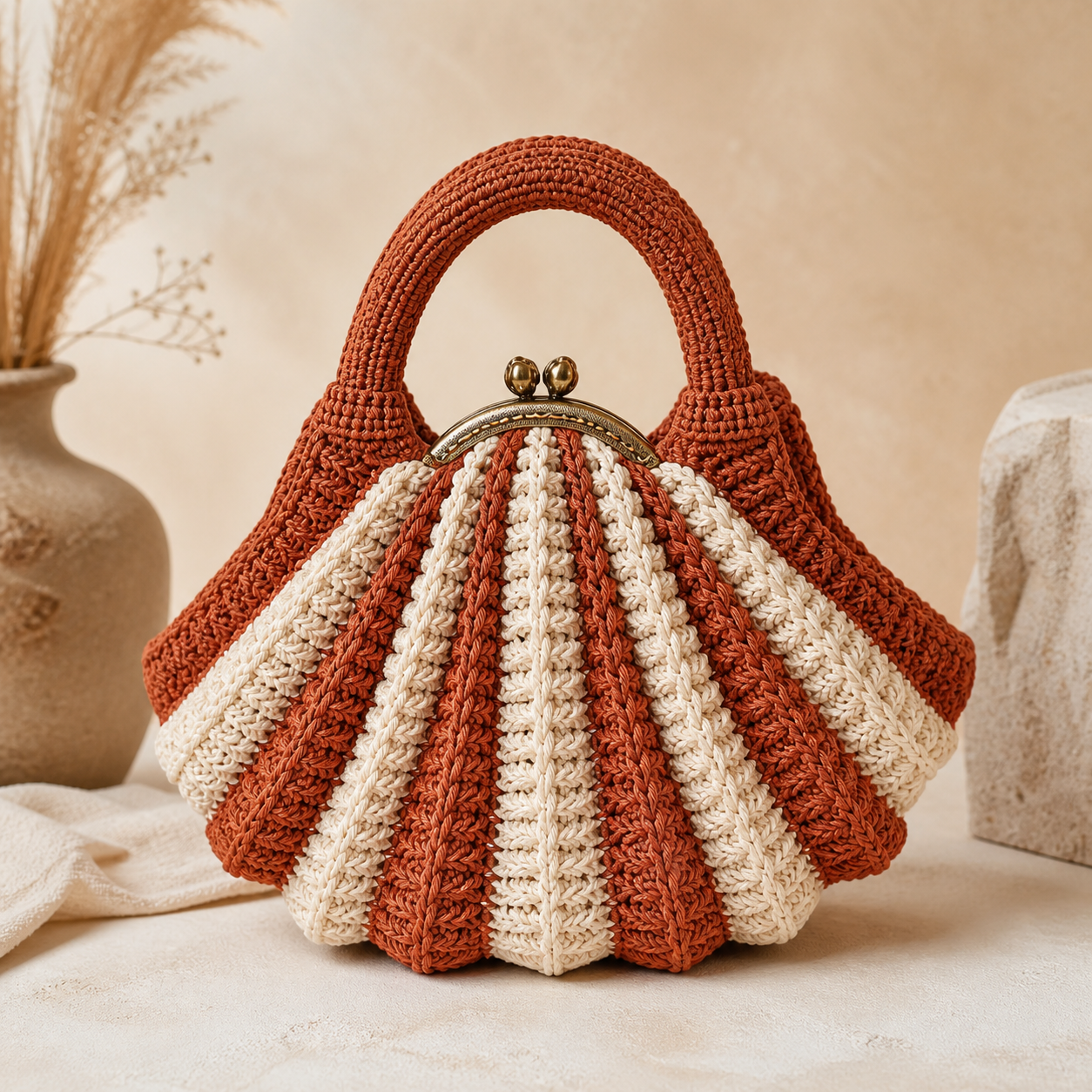 Accordion Handbag Crochet Pattern