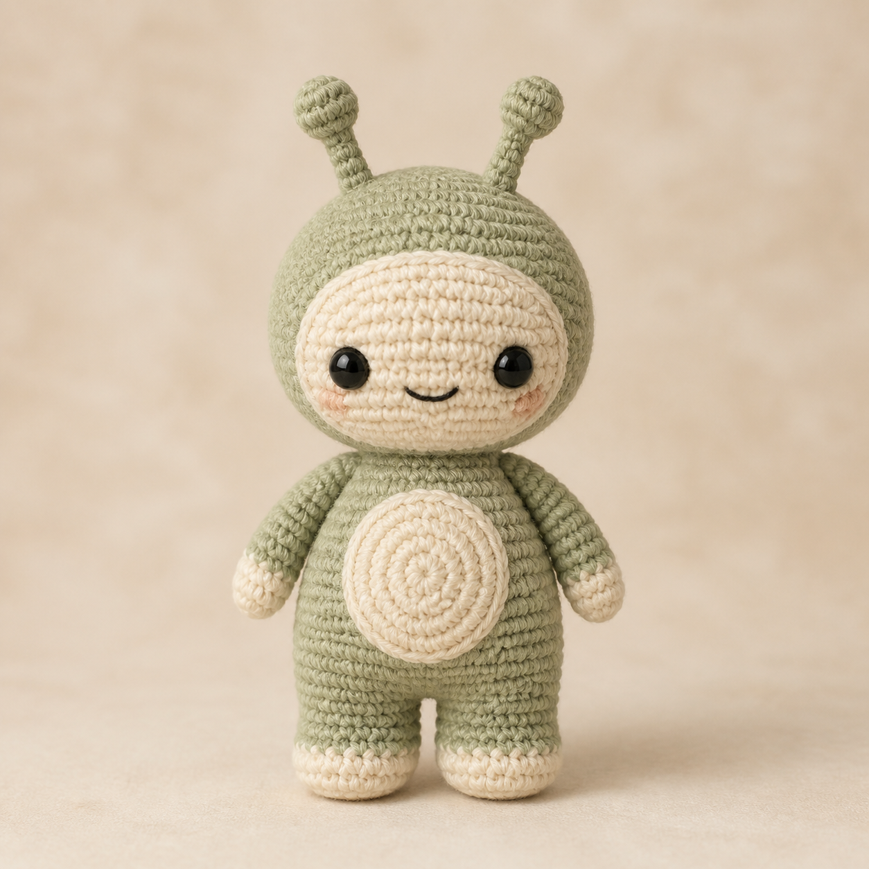 Friendly Alien Amigurumi Crochet Pattern