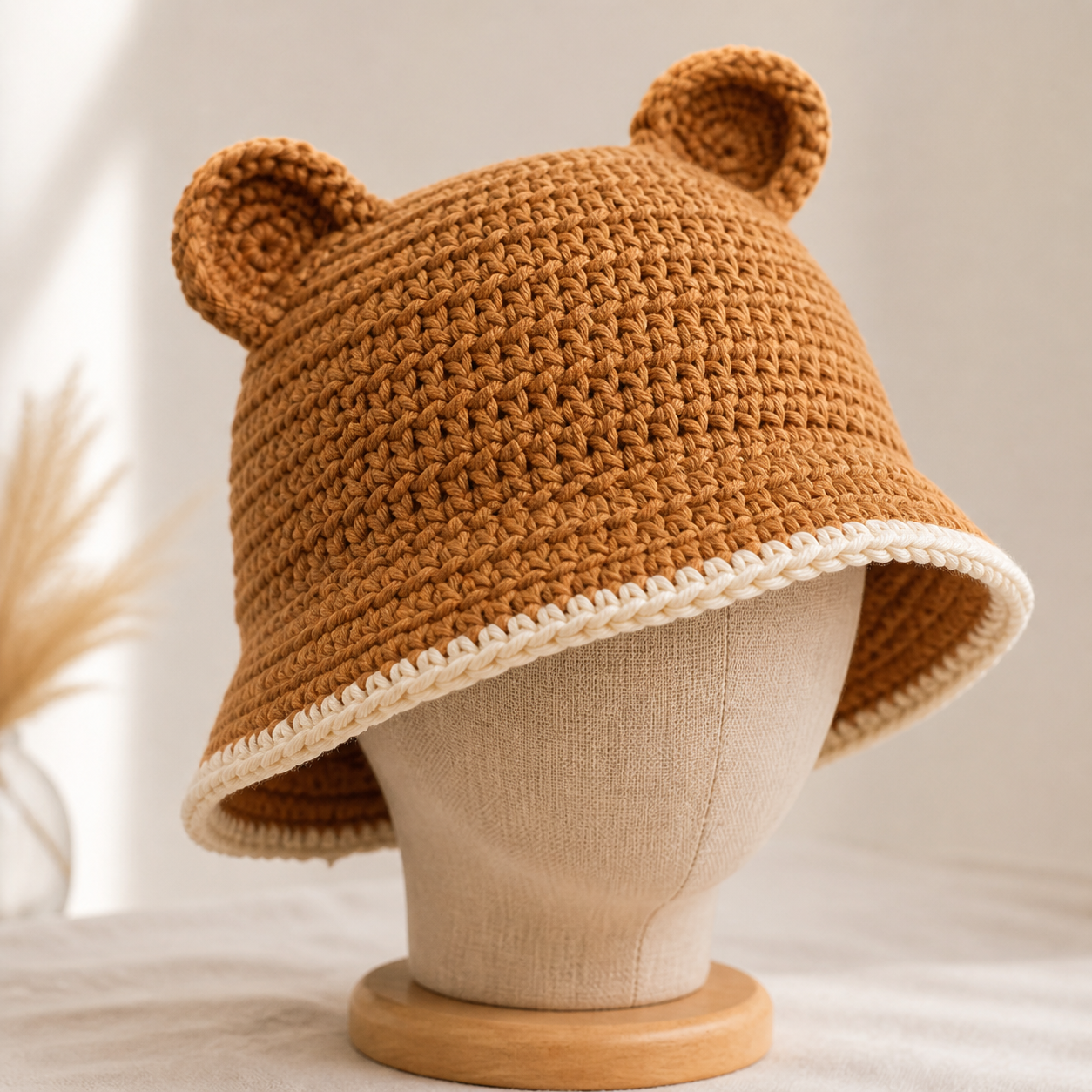 Animal Ear Bucket Hat Crochet Pattern