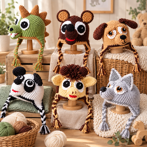 Generated product image - Animal Hats