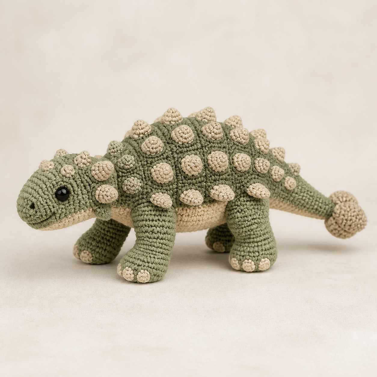 Ankylosaurus Amigurumi Crochet Pattern