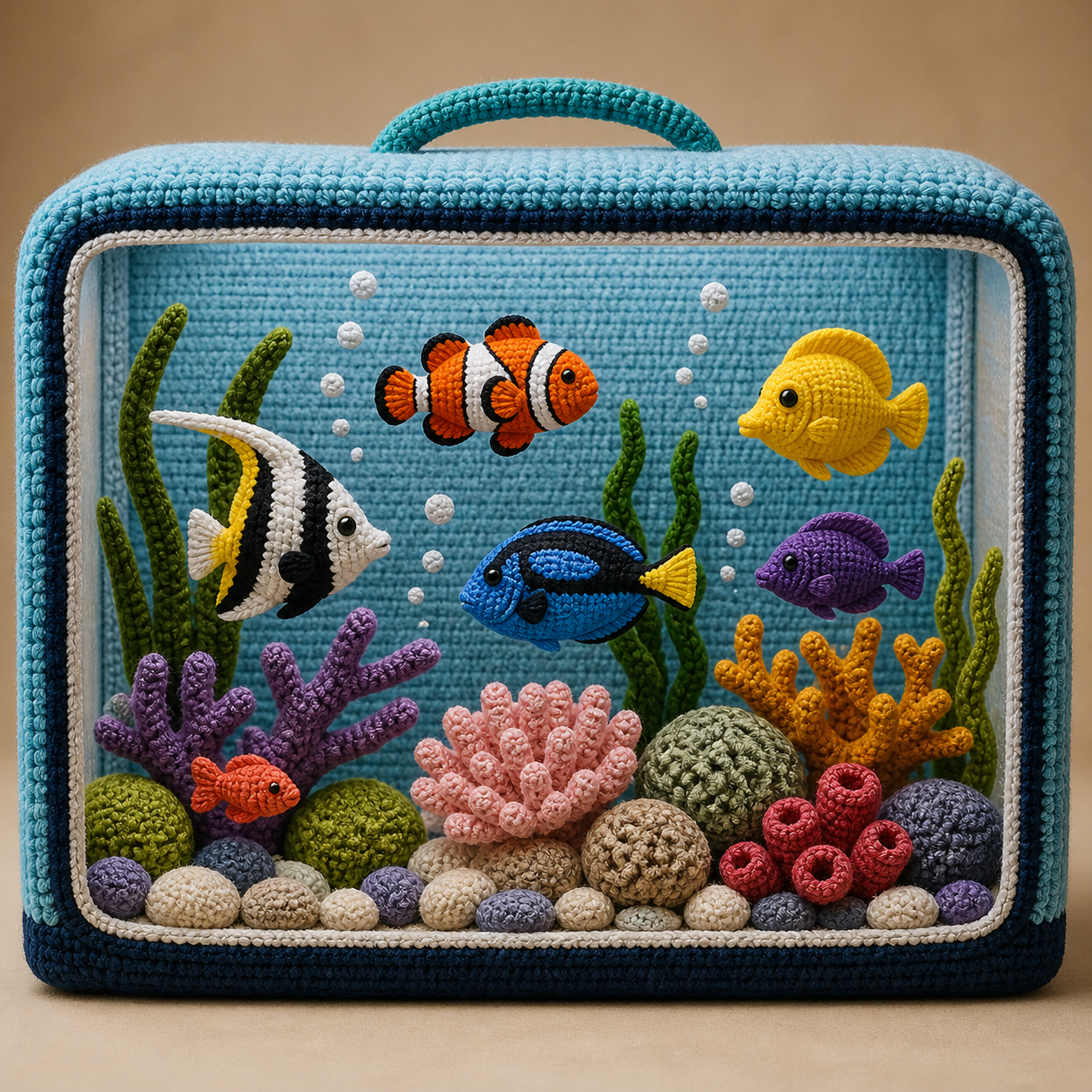 Crochet Aquarium Play Scene Pattern