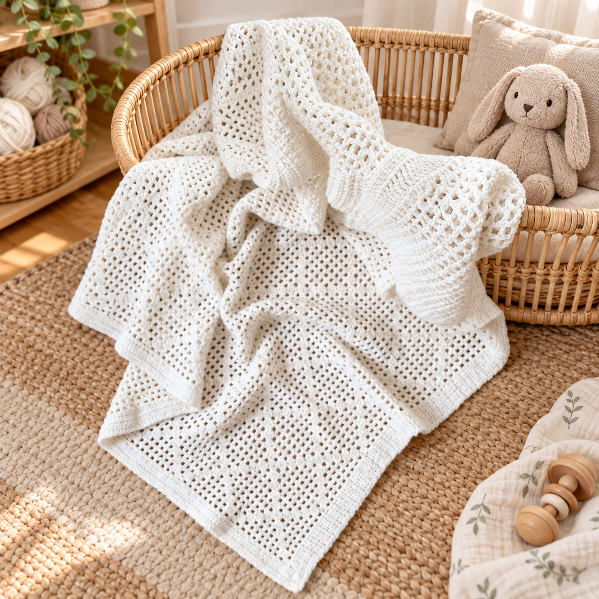 Generated product image - Baby Blanket Throw