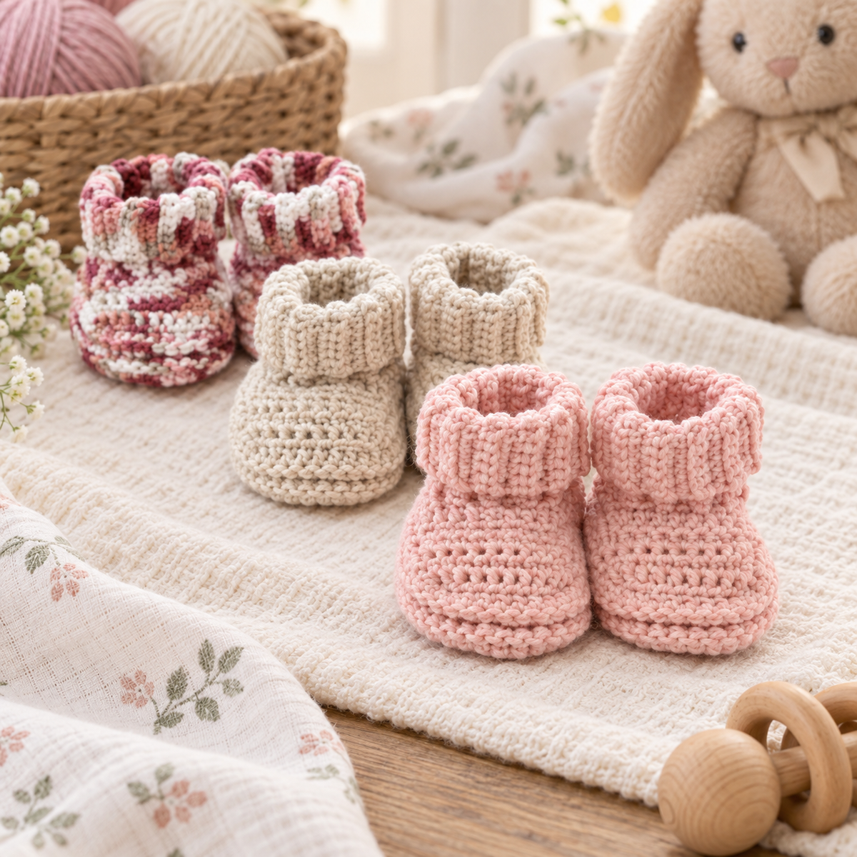 Generated product image - Baby Booties