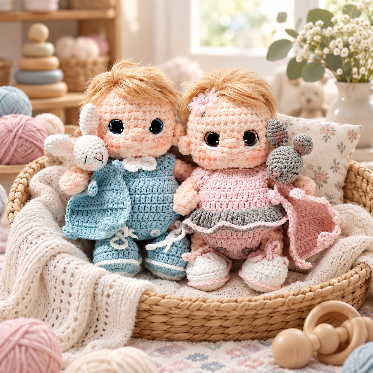 Generated product image - Baby Doll Basket