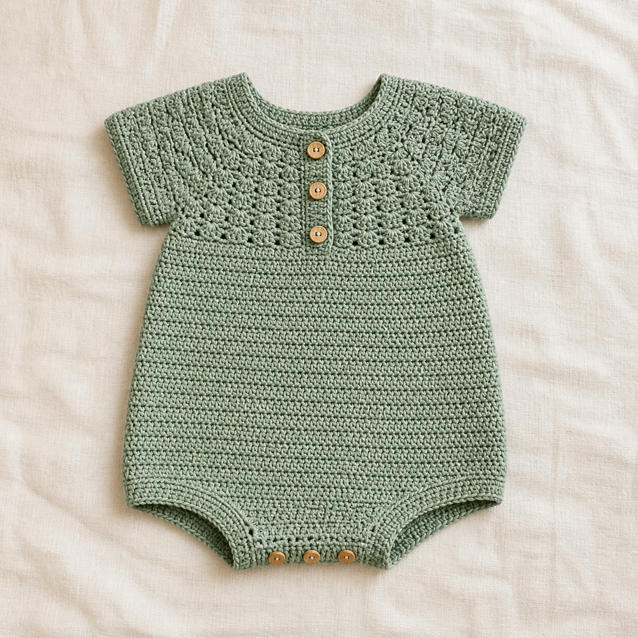 Baby Romper Crochet Pattern