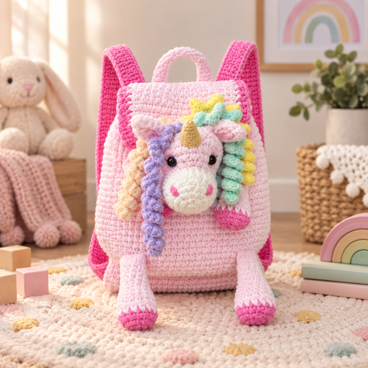 Generated product image - Backpack Unicorn