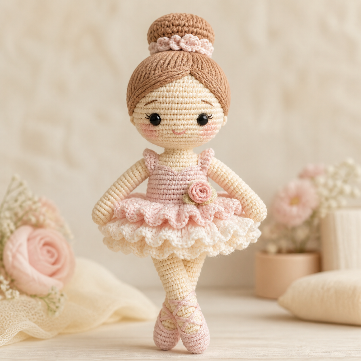 Baby Ballerina Doll Crochet Pattern