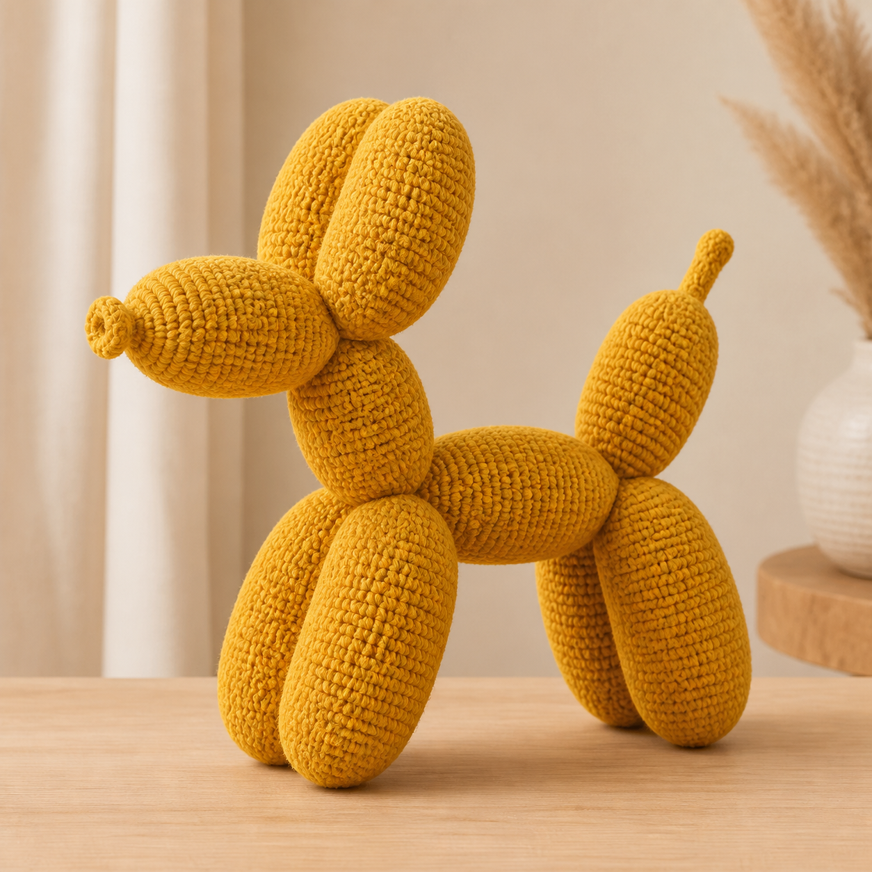 Balloon Dog Sculpture Crochet Pattern