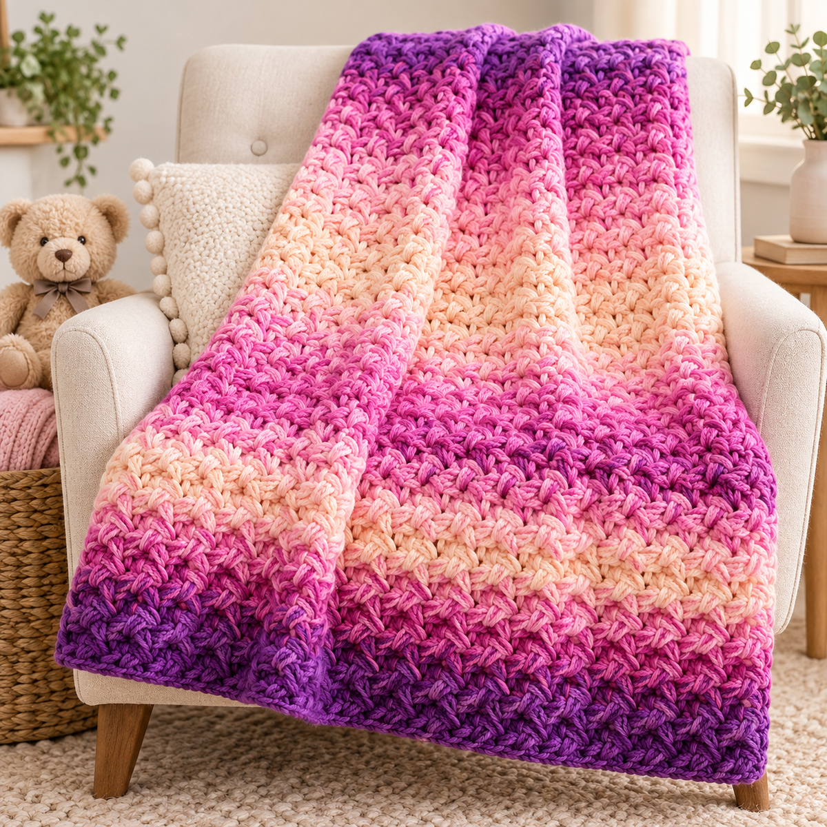 Generated product image - Blanket Zigzag