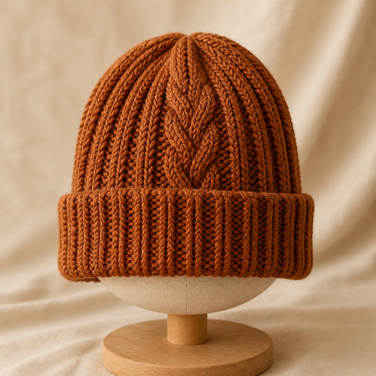 Bonnie Cable Beanie Crochet Pattern