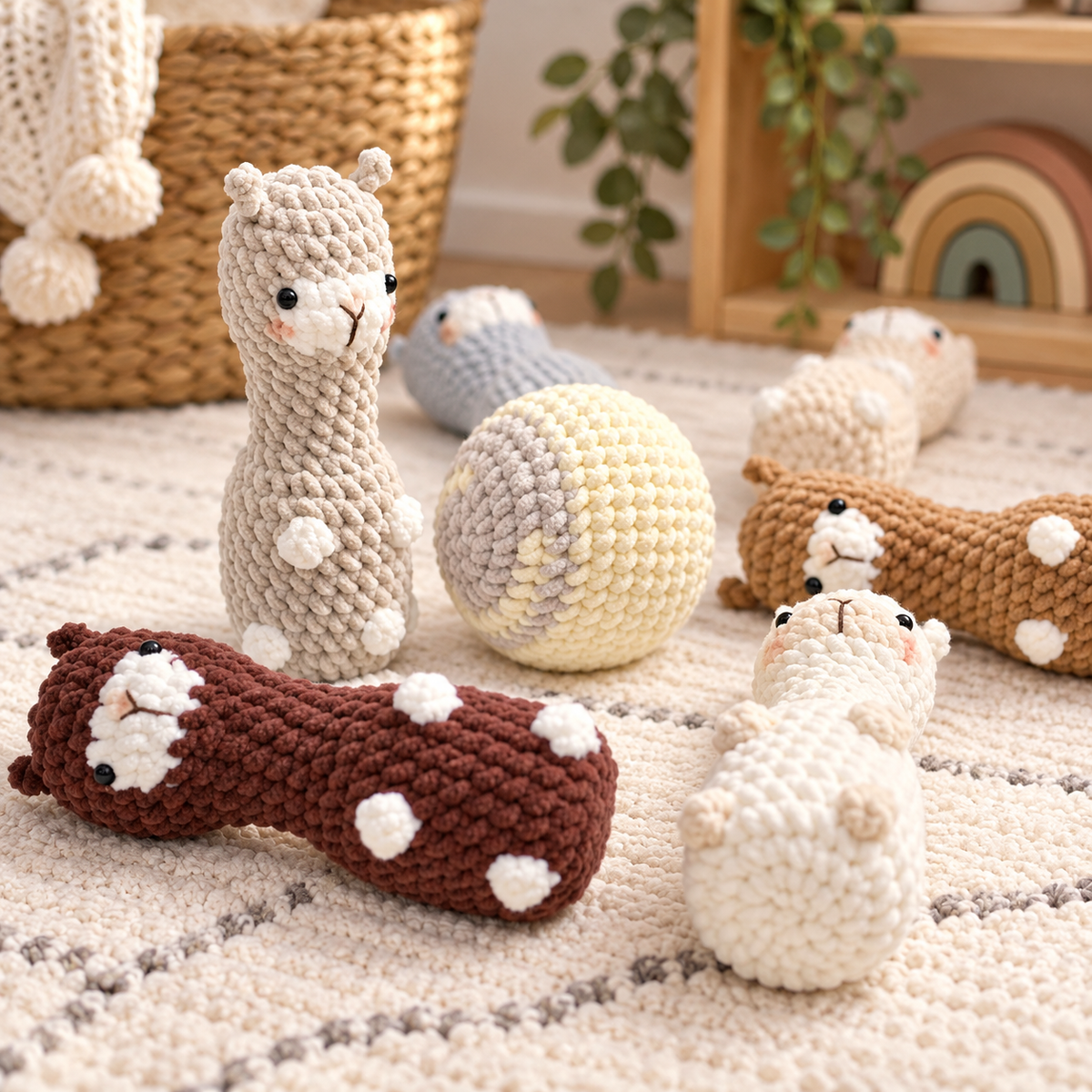 Generated product image - Bowling Llama