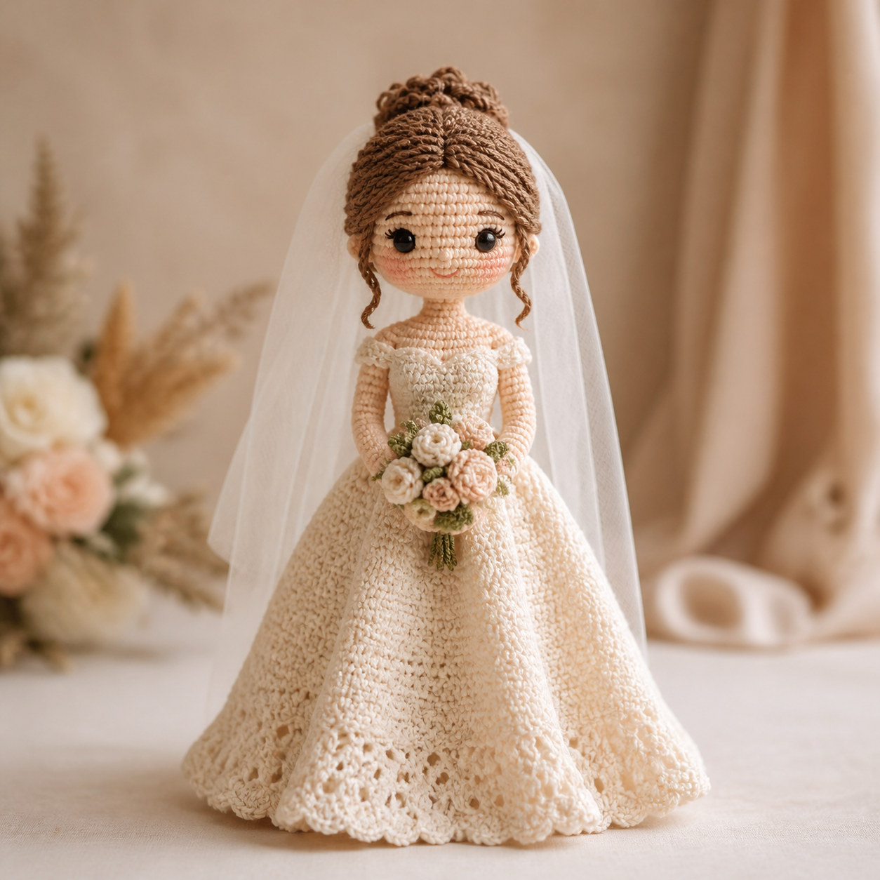 Bride Doll Amigurumi Crochet Pattern