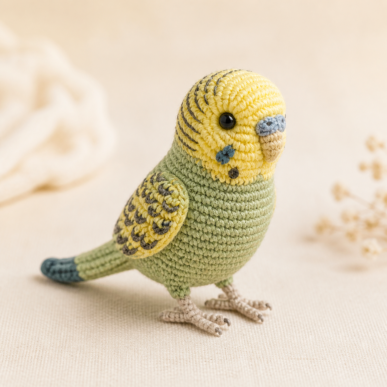 Budgerigar Bird Crochet Pattern