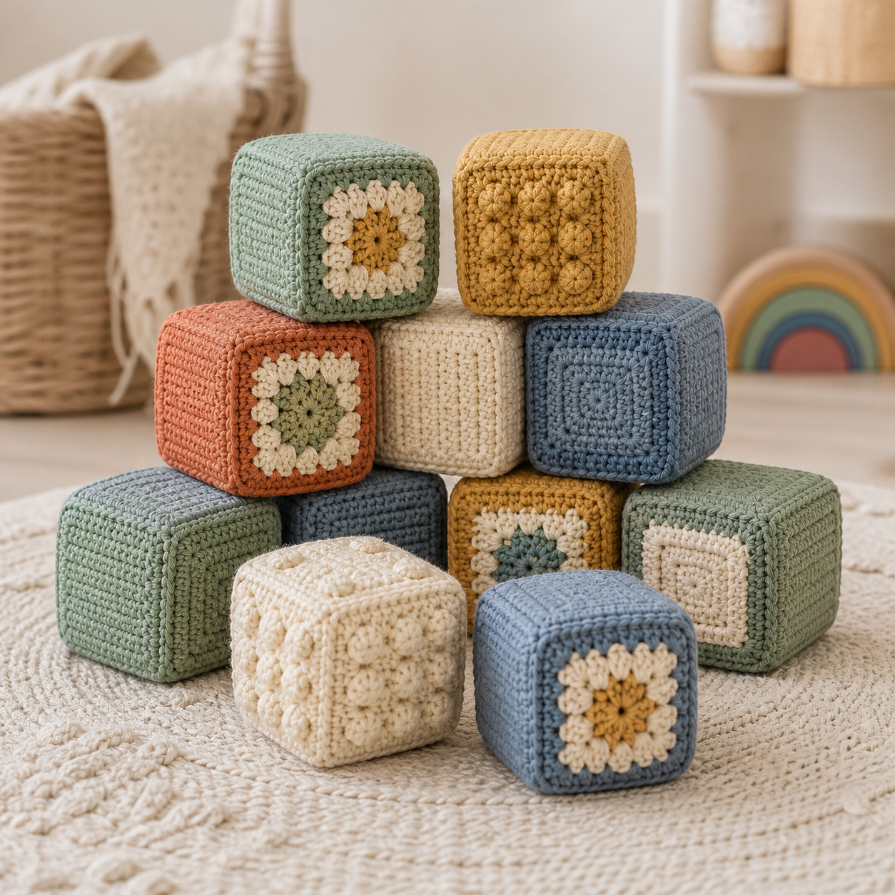 Soft Building Blocks Crochet Pattern