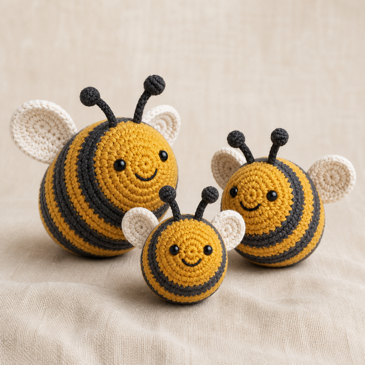 Bumblebees Crochet Pattern