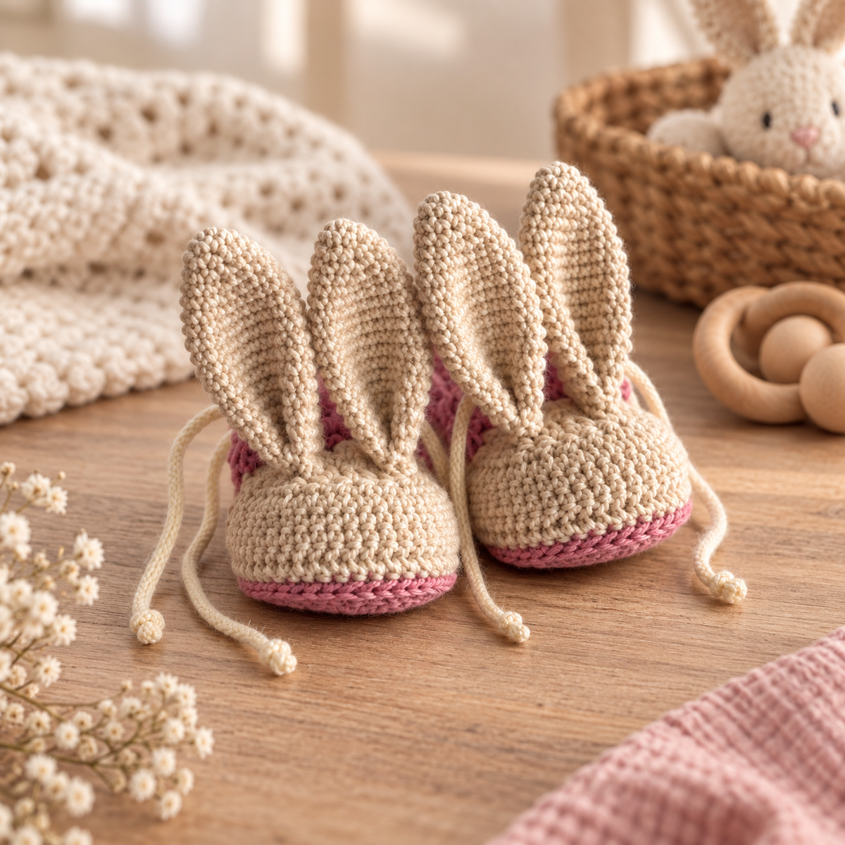 Generated product image - Bunny Slippers