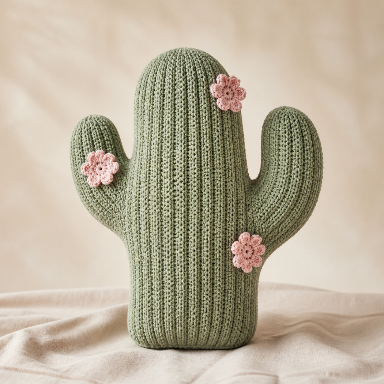 Cactus Pillow Crochet Pattern