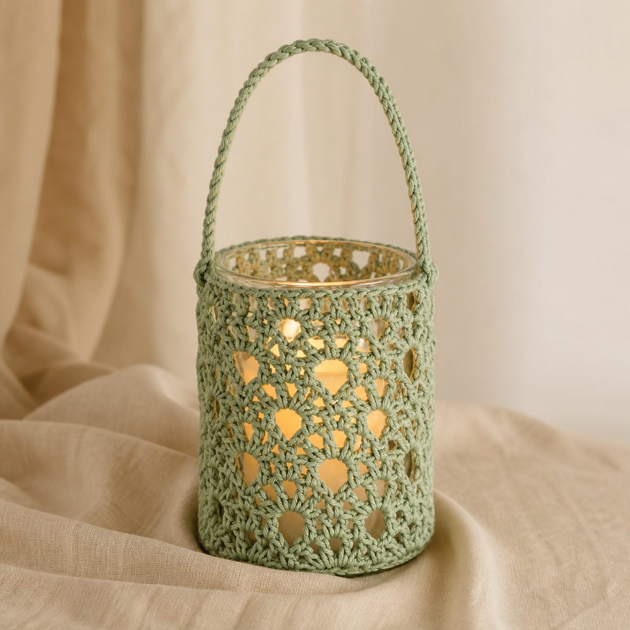 Candle Holder Crochet Pattern