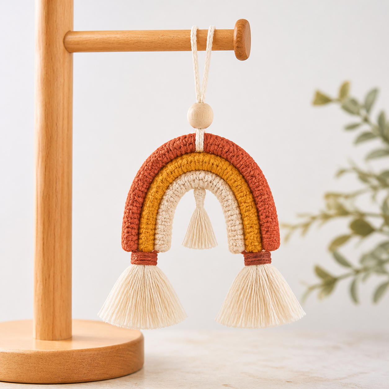 Rainbow Car Hanging Ornament Crochet Pattern