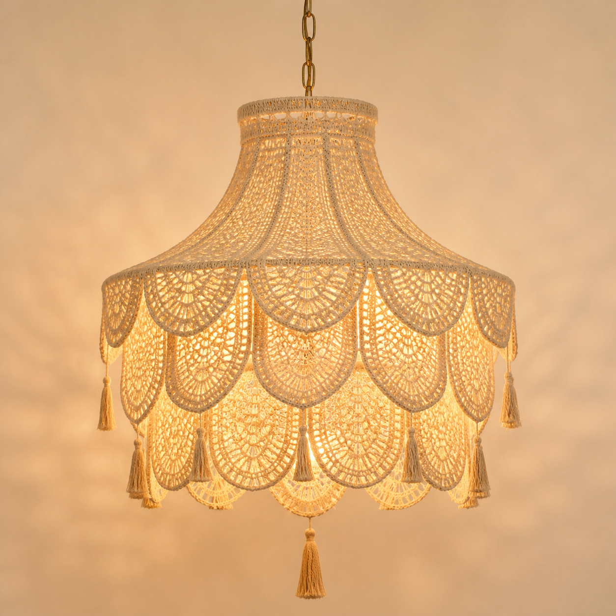 Chandelier Lamp Crochet Pattern