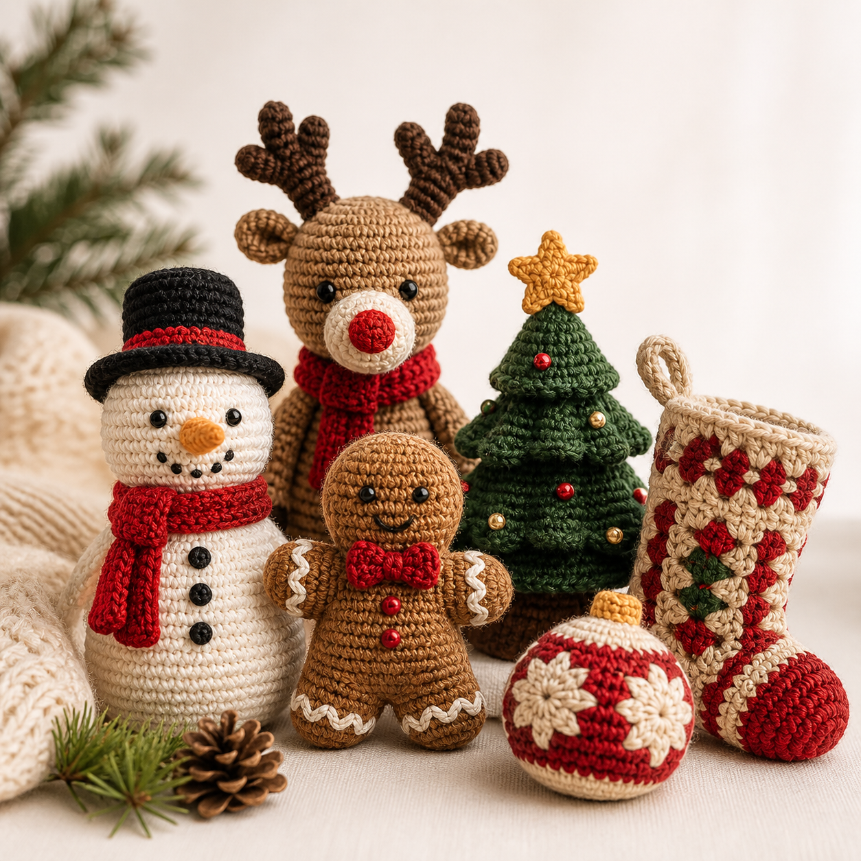 Festive Christmas Toy Collection Crochet Pattern