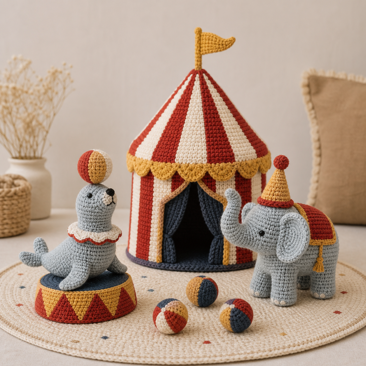 Circus Play Set Crochet Pattern