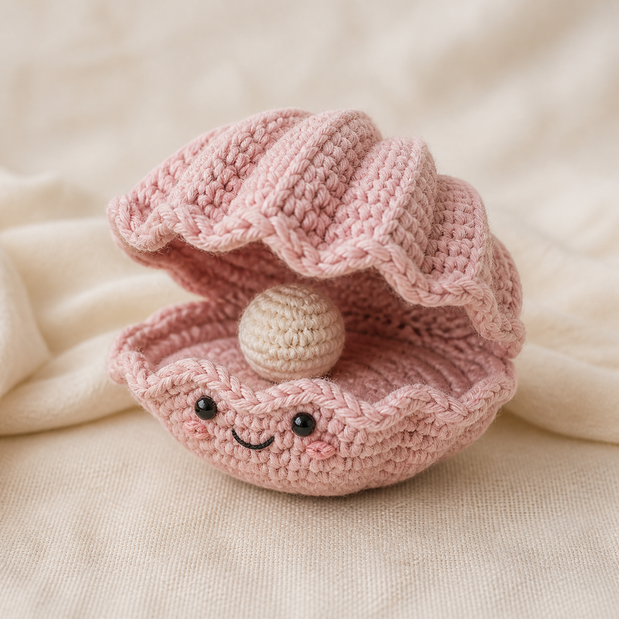 Cleo the Clam Crochet Pattern