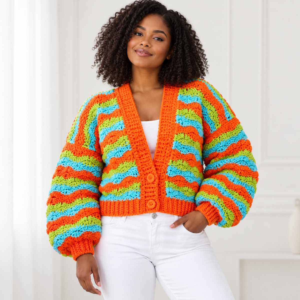 Daphne Cardigan Crochet Pattern