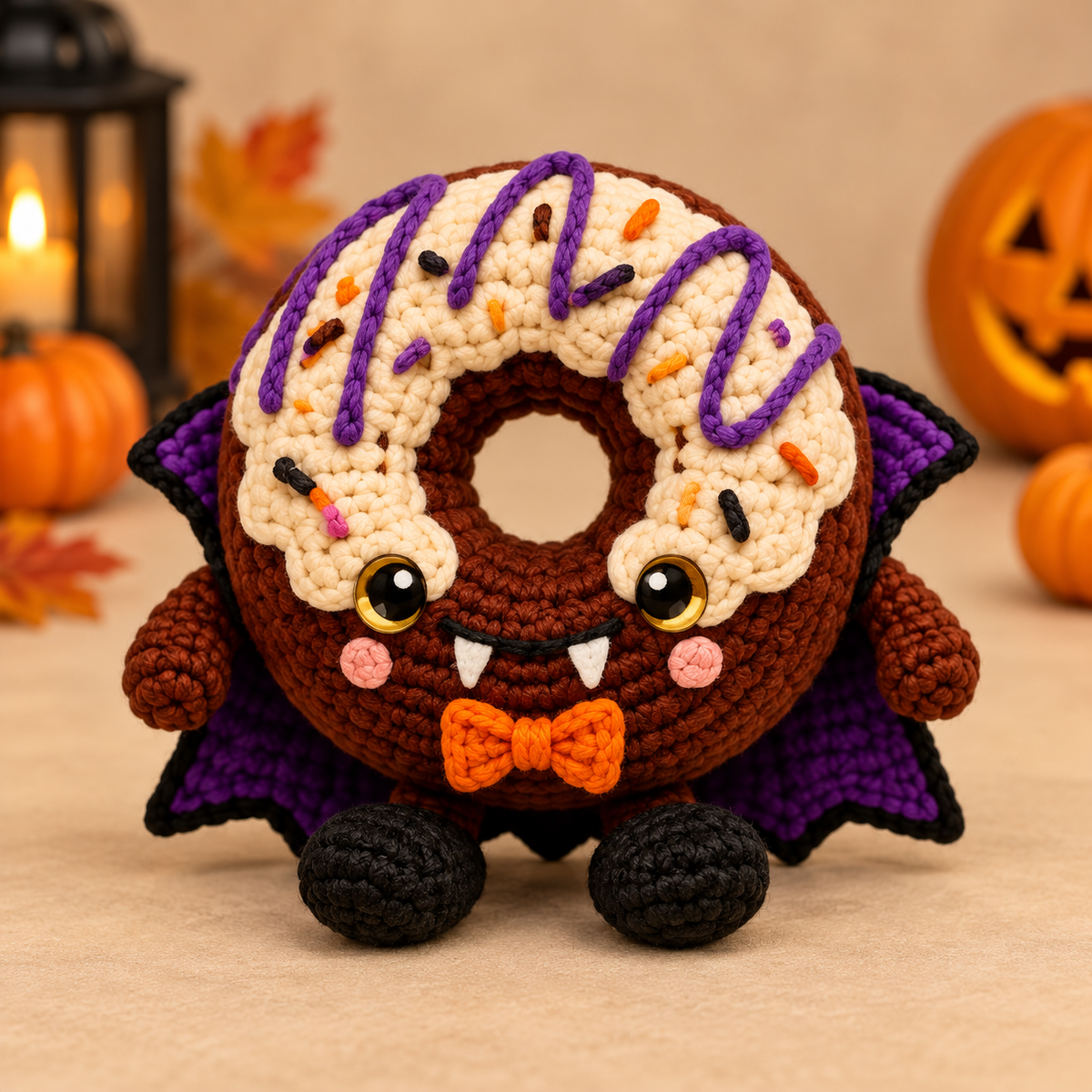 Generated product photo - Cute Halloween Doll Crochet Pattern