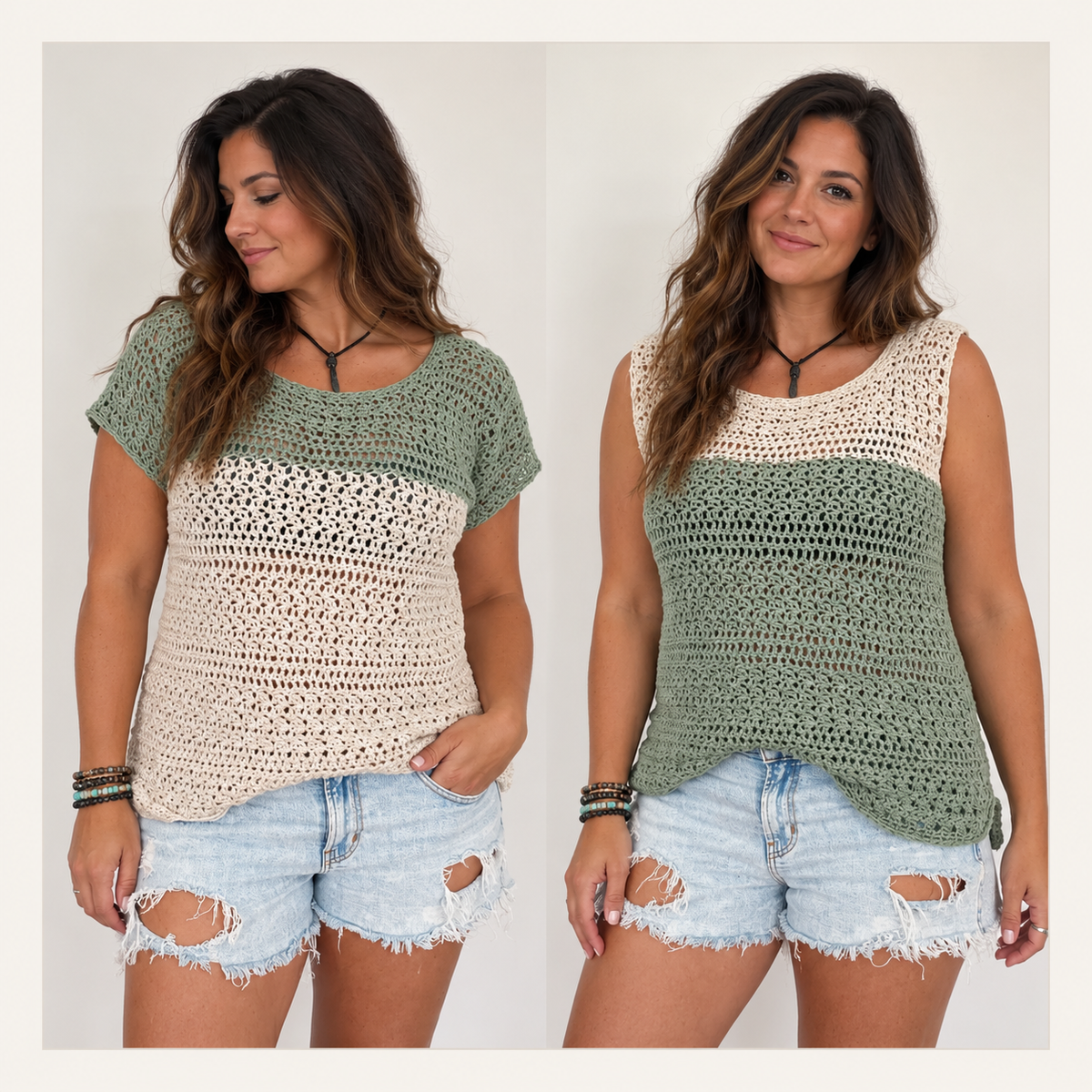 The Kya Tank and Tee Crochet Pattern
