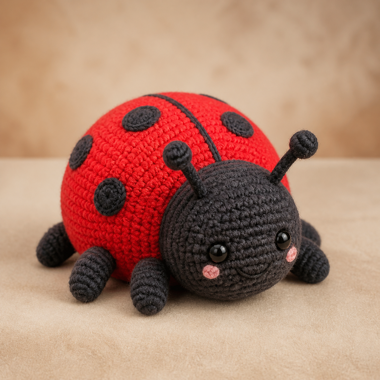 Friendly Ladybug Amigurumi Crochet Pattern