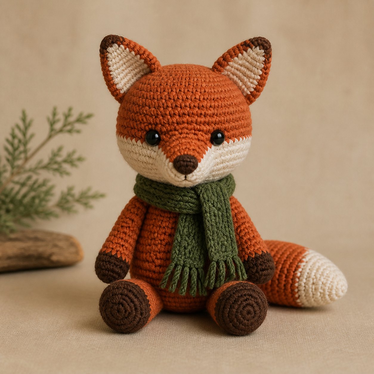 Pepper Woodland Fox Amigurumi Crochet Pattern