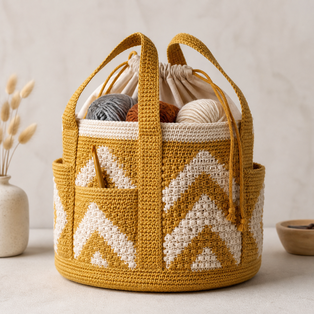 Bonita Project Bag Crochet Pattern
