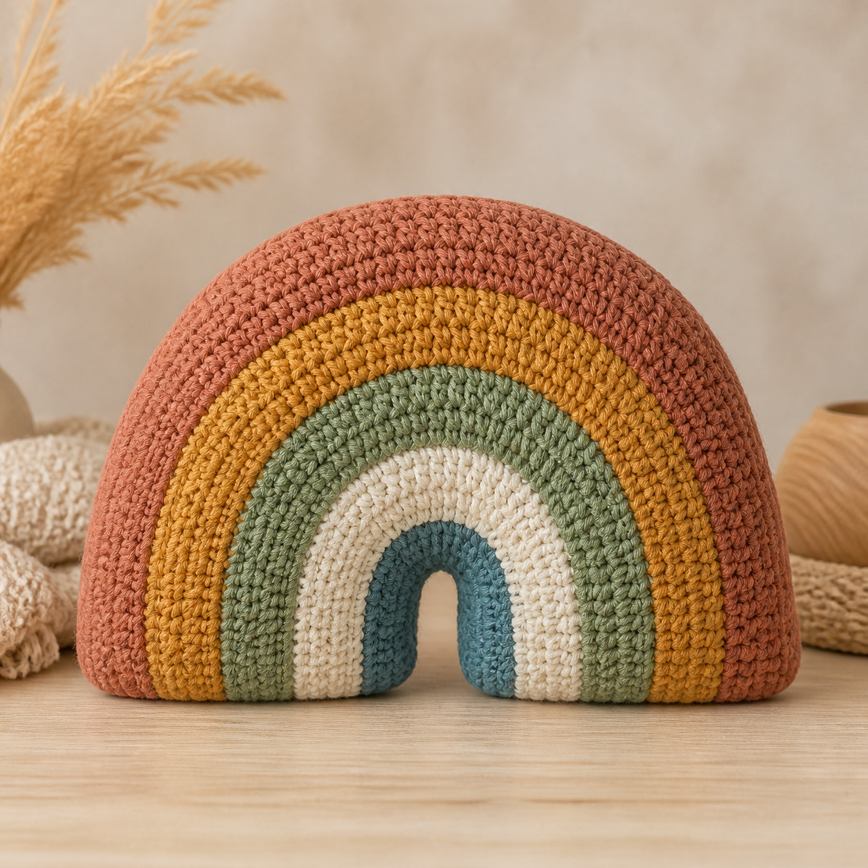 Soft Rainbow Stuffie Crochet Pattern
