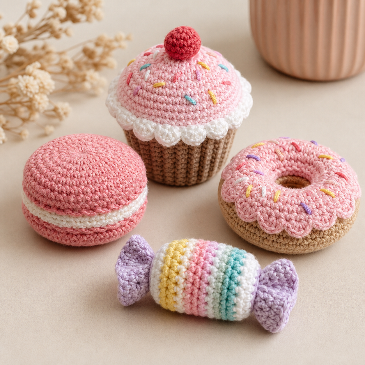 Sweet Treats Play Set Crochet Pattern