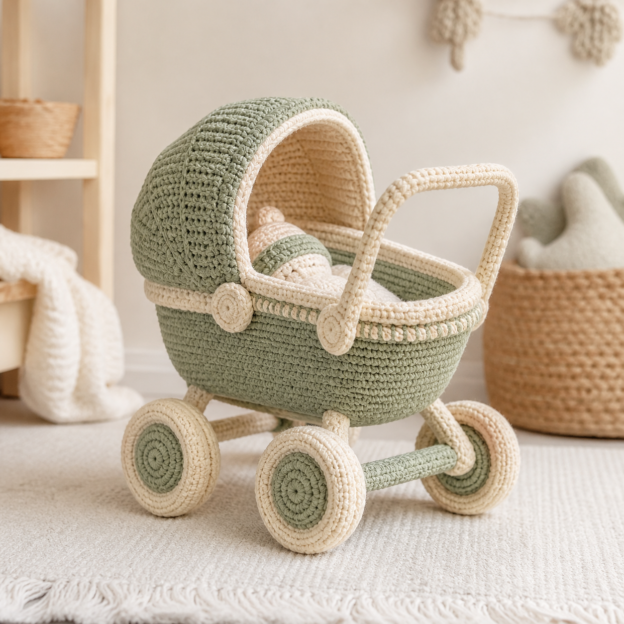 Toy Doll Stroller Crochet Pattern