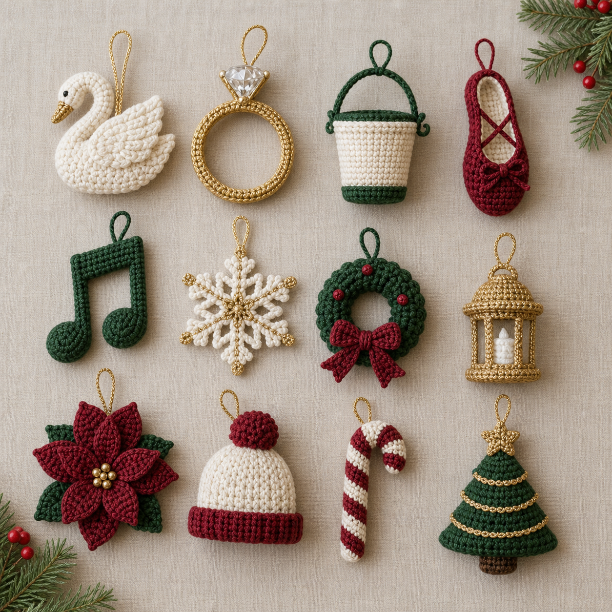 Twelve Days Holiday Ornament Collection Part Two
