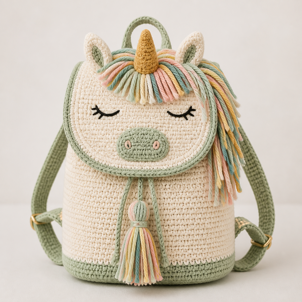 Unicorn Backpack Crochet Pattern